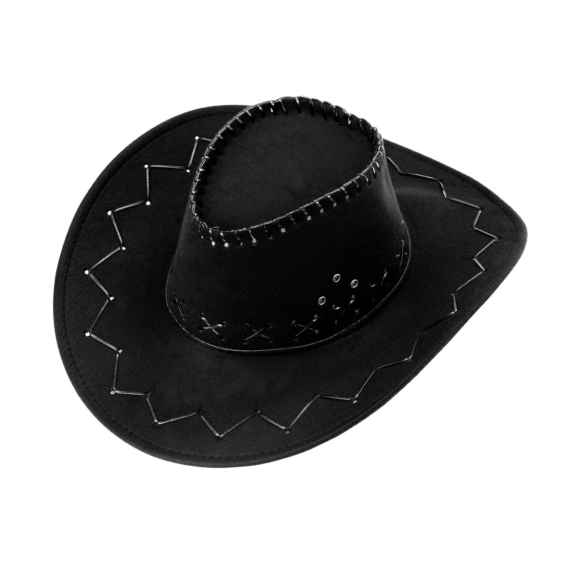 Sombrero Decorado Negro COMPLEMENTOS Fashion Manufacturer